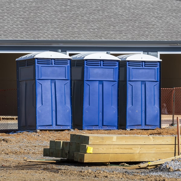 how can i report damages or issues with the porta potties during my rental period in Tillmans Corner